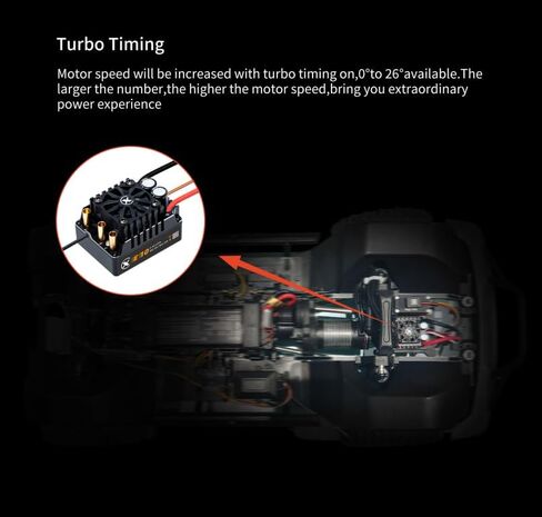 XC E3652 & E10 Sensored Brushless Motor and ESC Combo for RC Car,2-3S Lipo,IP67 Water Proof,Applicable to:1/10 On-Road,Off-Road,Short Course(Light Load) (3300KV+E10) in Saudi Arabia