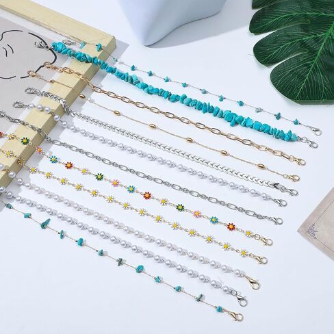 Newitin 12 قطعة سلاسل القبعات الشاحنة السائبة Trucket Hat Charms سلاسل معادن قابلة للفصل in Saudi Arabia