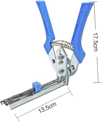 Operitacx Blue Cage Nail Pliers for Pet Cages Ergonomic Fastening Clamp Tool for Chicken Rabbit Bird Quail and Dog Wire Fencing Installation in Saudi Arabia