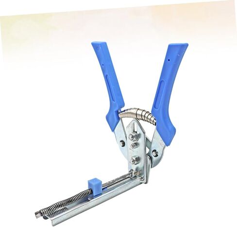 Operitacx Blue Cage Nail Pliers for Pet Cages Ergonomic Fastening Clamp Tool for Chicken Rabbit Bird Quail and Dog Wire Fencing Installation in Saudi Arabia