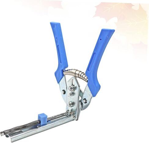 Operitacx Blue Cage Nail Pliers for Pet Cages Ergonomic Fastening Clamp Tool for Chicken Rabbit Bird Quail and Dog Wire Fencing Installation in Saudi Arabia
