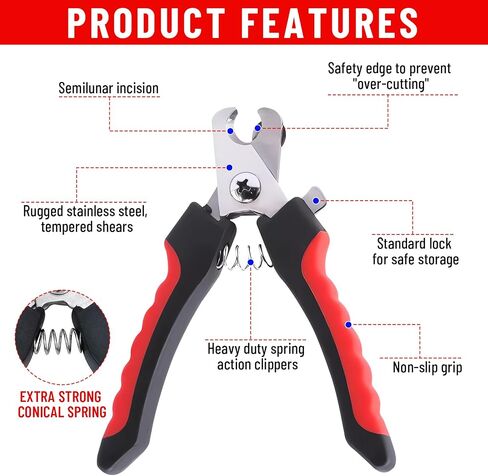 Ma Dreamiex Pet Hair Radival Glove for Cats & Dogs ، تم ترقيته حديثًا قابلة لإزالة الشعر الكهربائي القابل لإزالة الشعر الأليفة القفاز المحترف ، مجموعة من 4 قطع مع مقص الأظافر ، ملف معدني ، مشط. in Saudi Arabia