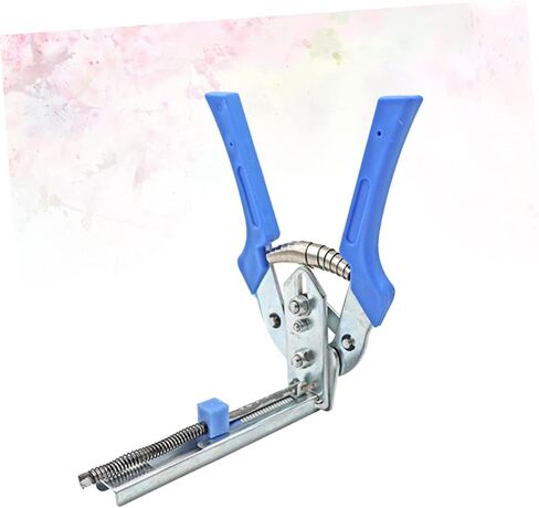 كماشة أظافر الأظافر مع uonlytech مع مقبض انزلاق مريح لصالح أداة ربط تجميع القفص السريع للحيوانات لسمان الطيور للدواجن وأسلاك الحيوانات الأليفة الأزرق in Saudi Arabia