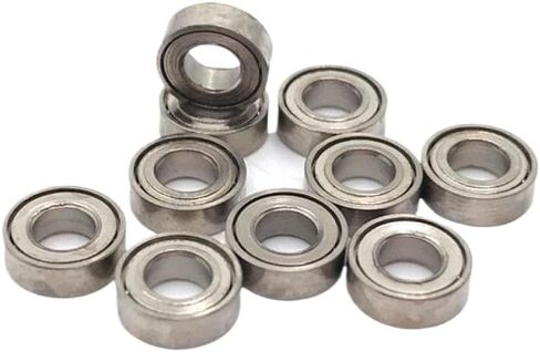 متوافق مع Mn 1 12 1 10 1 16 HL RC Car Models 3x6x2mm 10pcs محمل الكرة المعدنية الاستبدال بعد البيع in Saudi Arabia