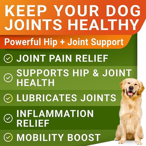 Advanced Glucosamine for Dogs, Chondroitin & MSM Hip Joint Supplement Chews in Saudi Arabia