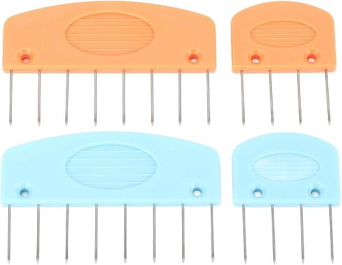 Knit Blocking Comb Set Stainless Steel Knitting Block Pins with Plastic Case for Accurate Shaping and Even Stretching of Sweaters and Needlework 20PCS White in Saudi Arabia
