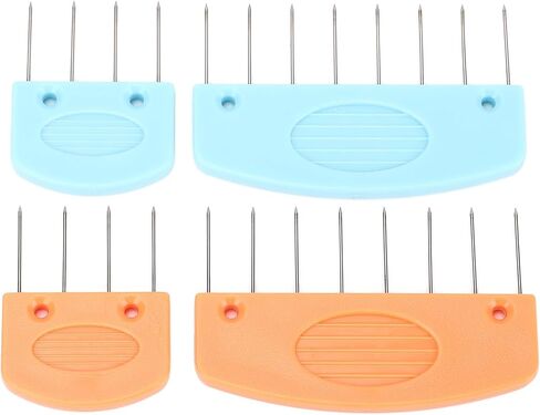 Knit Blocking Comb Set Stainless Steel Knitting Block Pins with Plastic Case for Accurate Shaping and Even Stretching of Sweaters and Needlework 20PCS White in Saudi Arabia