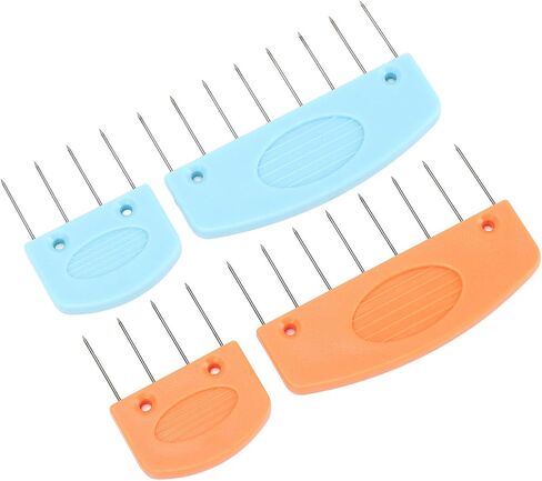 Knit Blocking Comb Set Stainless Steel Knitting Block Pins with Plastic Case for Accurate Shaping and Even Stretching of Sweaters and Needlework 20PCS White in Saudi Arabia