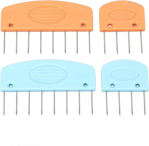 Knit Blocking Comb Set Stainless Steel Knitting Block Pins with Plastic Case for Accurate Shaping and Even Stretching of Sweaters and Needlework 20PCS White in Saudi Arabia