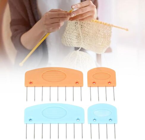 Knit Blocking Comb Set Stainless Steel Knitting Block Pins with Plastic Case for Accurate Shaping and Even Stretching of Sweaters and Needlework 20PCS White in Saudi Arabia