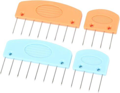 Knit Blocking Comb Set Stainless Steel Knitting Block Pins with Plastic Case for Accurate Shaping and Even Stretching of Sweaters and Needlework 20PCS White in Saudi Arabia