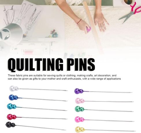 500PCS Gourd Head Sewing Pins Colorful Straight Quilting Pins for Handicrafts Bouquet Clothing Making in Saudi Arabia