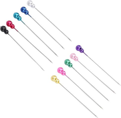 500PCS Gourd Head Sewing Pins Colorful Straight Quilting Pins for Handicrafts Bouquet Clothing Making in Saudi Arabia