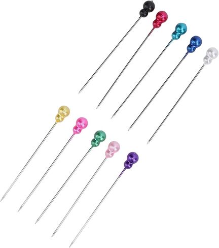 500PCS Gourd Head Sewing Pins Colorful Straight Quilting Pins for Handicrafts Bouquet Clothing Making in Saudi Arabia