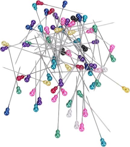 500PCS Gourd Head Sewing Pins Colorful Straight Quilting Pins for Handicrafts Bouquet Clothing Making in Saudi Arabia
