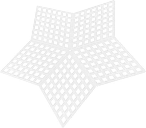 DOITOOL 10pcs Plastic Mesh Screen Mesh Bag Sheet Embroidery Sturdy Plastic Canvas for DIY Crafts in Saudi Arabia