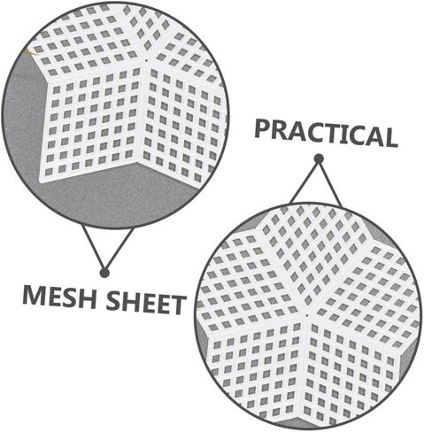 DOITOOL 10pcs Plastic Mesh Screen Mesh Bag Sheet Embroidery Sturdy Plastic Canvas for DIY Crafts in Saudi Arabia
