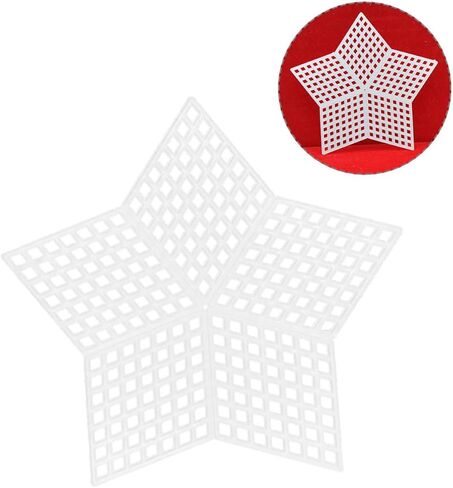 DOITOOL 10pcs Plastic Mesh Screen Mesh Bag Sheet Embroidery Sturdy Plastic Canvas for DIY Crafts in Saudi Arabia