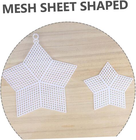 DOITOOL 10pcs Plastic Mesh Screen Mesh Bag Sheet Embroidery Sturdy Plastic Canvas for DIY Crafts in Saudi Arabia