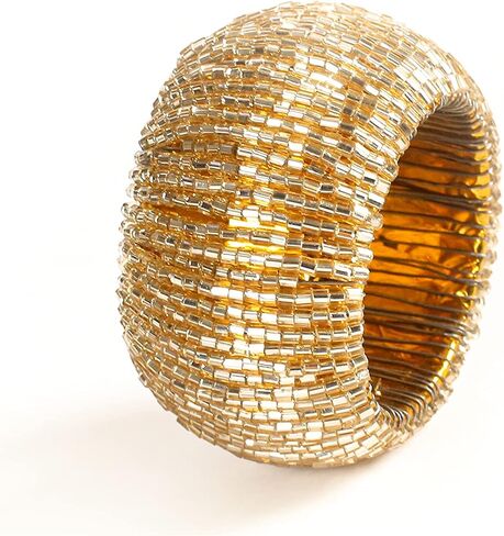 Rattan Napkin Rings Set of 24 for Wedding Party Decoration, Napkin Holder for Table Decoration, Christmas Table Decorations, Thanksgiving Home Decor (Brown) in Saudi Arabia