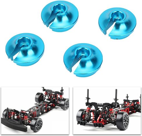 التجنيب الربيعي مع رؤوس المكبس لـ TRXXAS SLASH 2WD RC CAR Upgrade 3768 (B Blue) in Kuwait