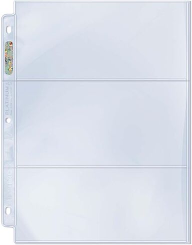 Ultra Pro 12-Pocket Platinum Page with 2-1/4" X 2-1/2" Pockets 100 ct. in Kuwait