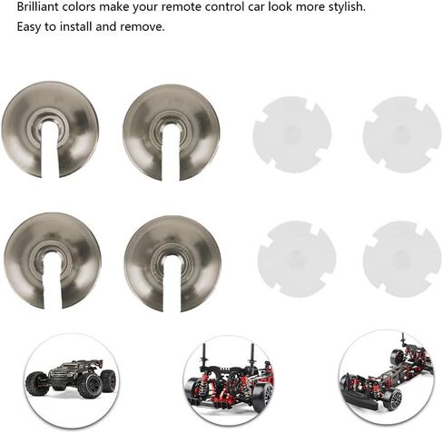 Spring Retainers with Piston Heads for TRXXAS SLASH 2WD RC Car Upgrade Accessory 3768 (B blue) in Saudi Arabia