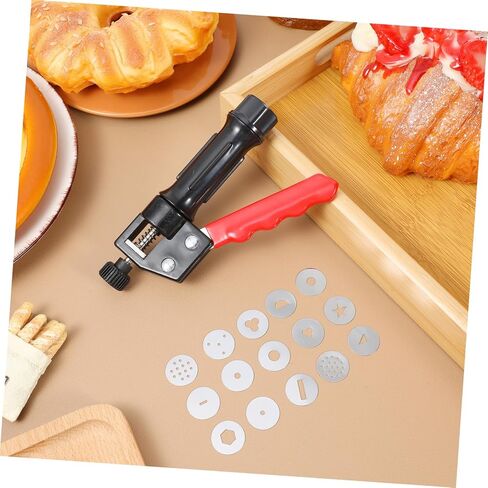 Tofficu 2pcs Clay Extruder Tool for Cake Decoration Handheld Mold for Fondant Chocolate and Clay Crafts for Artists and Bakers Kitchen Tool in Saudi Arabia