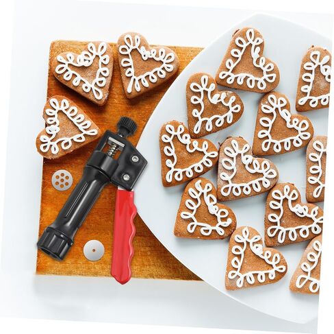 Tofficu 2pcs Clay Extruder Tool for Cake Decoration Handheld Mold for Fondant Chocolate and Clay Crafts for Artists and Bakers Kitchen Tool in Saudi Arabia