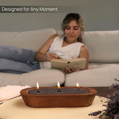 Tula Pearled Candle – 18 oz Pearled Candles Sand and Wicks Kit – Plant-Based Pearled Wax – No Paraffin and Pet-Friendly – Unscented Refillable Candle Pearls - 20 wicks – Long-Lasting White Sand Refill in Saudi Arabia
