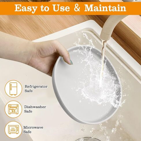 BNOSDM Silicone Cat Food Bowls Portable Litter Box Kit for Car, Hotels, Outings, Temporary Stays in Saudi Arabia