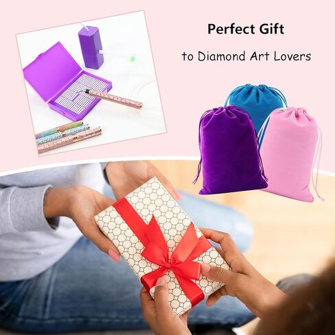 Muzagroo Art Electric Diamond Painting Pen with Adjustable Suction for Adults, Vacuum Pen for Diamond Art with Storage Bag, Diamond Painting Accessories Tools E-Painter Pen No Need Wax (Blue) in Saudi Arabia