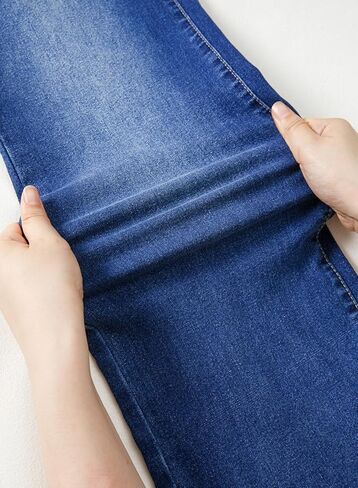 Sidefeel Women's Wide Leg Jeans Casual High Waisted Straight Stretch Denim Pants with Pockets in Saudi Arabia