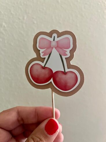 Cowgirl Party Cupcake Toppers, Western Theme Cake Decorations, Pink, Cream and Brown, Set of 12 in Saudi Arabia