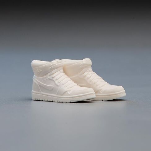 1/12 Scale Figure Shoes White Sport Shoes Model for 6-inches Action Figure Body Doll, Unisex Male Female 1/12 Action Figure Doll Shoes Match Accessory in Saudi Arabia