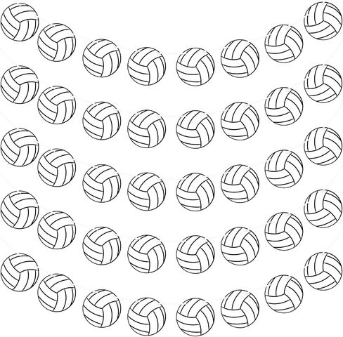 5 Pieces Volleyball Party Decorations Volleyball Theme Banner Bunting Hanging Banners Softball Paper Garland for Theme Birthday Party Supplies in Saudi Arabia