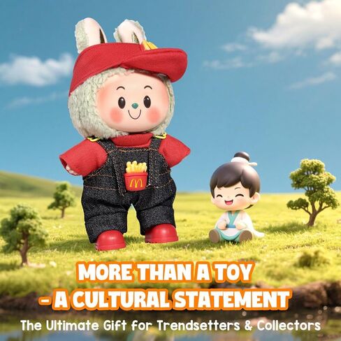 AICASE لمصمم ملابس LUBUBU/لألعاب LUBUBU ، ملابس مقدمة لدمية LUBUBU التي تبلغ مساحتها 17 سم ، وملابس قبعة من 3 قطع من أجل LA BUBU ، والبنين والبنات ، إكسسوارات ملابس رائعة للدمى (لا دمية) in Kuwait