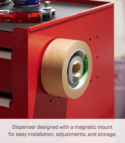 Yamazaki Home Tower Tape Dispenser With Magnetic Mount, Office Supplies Holder, Easy-Mount Design, Tape And Rubber Bands Organizer - Steel in Saudi Arabia