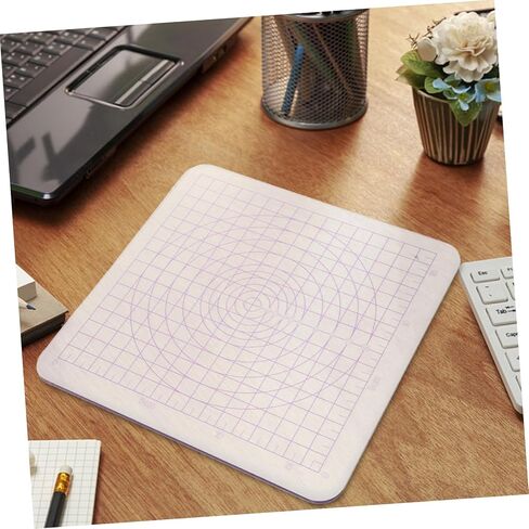TEHAUX Square Transparent Acrylic Clay Pressing Plate for DIY Crafting Non Stick Surface Portable Design Essential Shaping Tool for Clay Projects Studio in Saudi Arabia