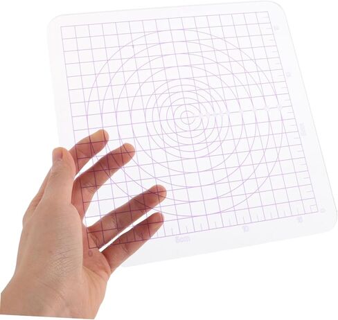TEHAUX Square Transparent Acrylic Clay Pressing Plate for DIY Crafting Non Stick Surface Portable Design Essential Shaping Tool for Clay Projects Studio in Saudi Arabia
