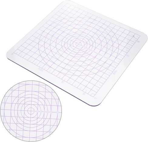TEHAUX Square Transparent Acrylic Clay Pressing Plate for DIY Crafting Non Stick Surface Portable Design Essential Shaping Tool for Clay Projects Studio in Saudi Arabia