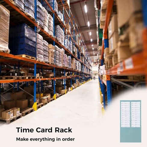 Attendance Card Slot, 24 Pocket Slots Time Card Rack Hanging Time Card Holder in Saudi Arabia