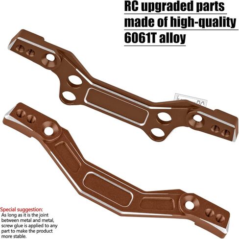 RC Shock Tower Upgrade Parts for 1/16 Mojave Grom 223S DSC 4X4 RTR,1/16 Mojave Grom 4X4 RTR,Aluminum Front Rear Shock Tower Shock Mounts Set Hops Up.Navy Blue(2PCS) in Saudi Arabia