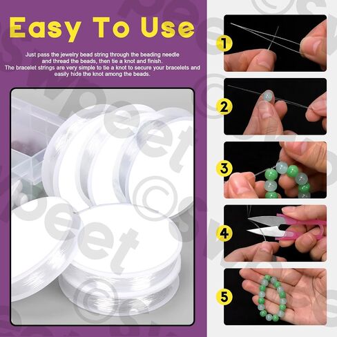 SWPeet 12pcs 45mm 60mm 75mm 100mm 125mm إبر الديكور و 6 لفائف مرنة الخيط in Saudi Arabia