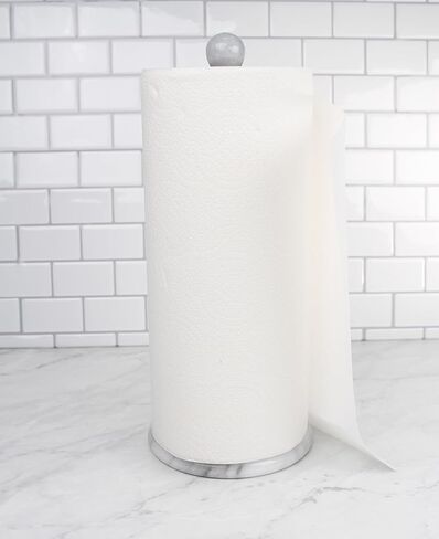 حامل مناشف ورقية على سطح الطاولة من مجموعة المطبخ الدولية من RSVP، رخامي 5.13 × 12.75 in Kuwait