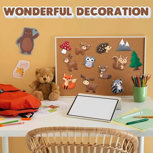 ArtCreativity Kids Woodland Animal Felt Sewing Kit, Stuffed Animal Sewing Craft Kit with 12 Characters, 6 Child-Friendly Needles, 7 Thread Bundles, 1 Bag of Stuffing & Scissors, Kids Sewing Kit 4-12 in Kuwait