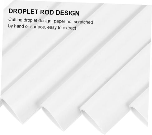10Pcs Plastic Slide Binders with Grip for Document Organization Sturdy Binding Bars for Report Covers and Office Supplies Water Drop Design Easy Page Addition and Removal in Saudi Arabia