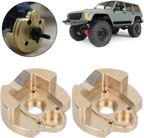Brass Heavy Weight Outer Portal Drive HOUSING Design Improves Model CAR Climbing Performance for AXIAL Capra SCX10 III RC CAR in Saudi Arabia