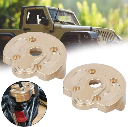 Brass Heavy Weight Outer Portal Drive HOUSING Design Improves Model CAR Climbing Performance for AXIAL Capra SCX10 III RC CAR in Saudi Arabia