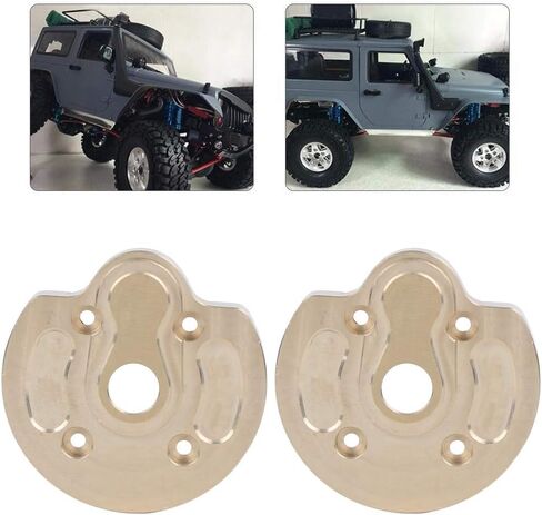 Brass Heavy Weight Outer Portal Drive HOUSING Design Improves Model CAR Climbing Performance for AXIAL Capra SCX10 III RC CAR in Saudi Arabia